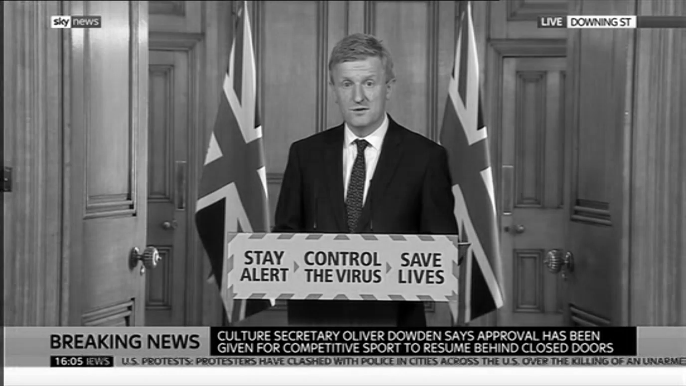 Pictures from Sky News